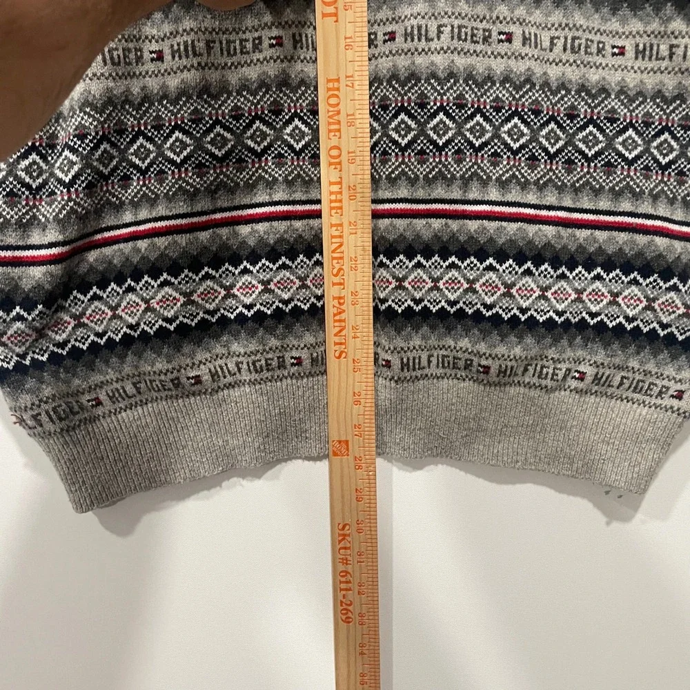 Tommy Hilfiger Fair Isle Sweater XXL Luxury‎ Blend Wool Cotton Blend Menswear